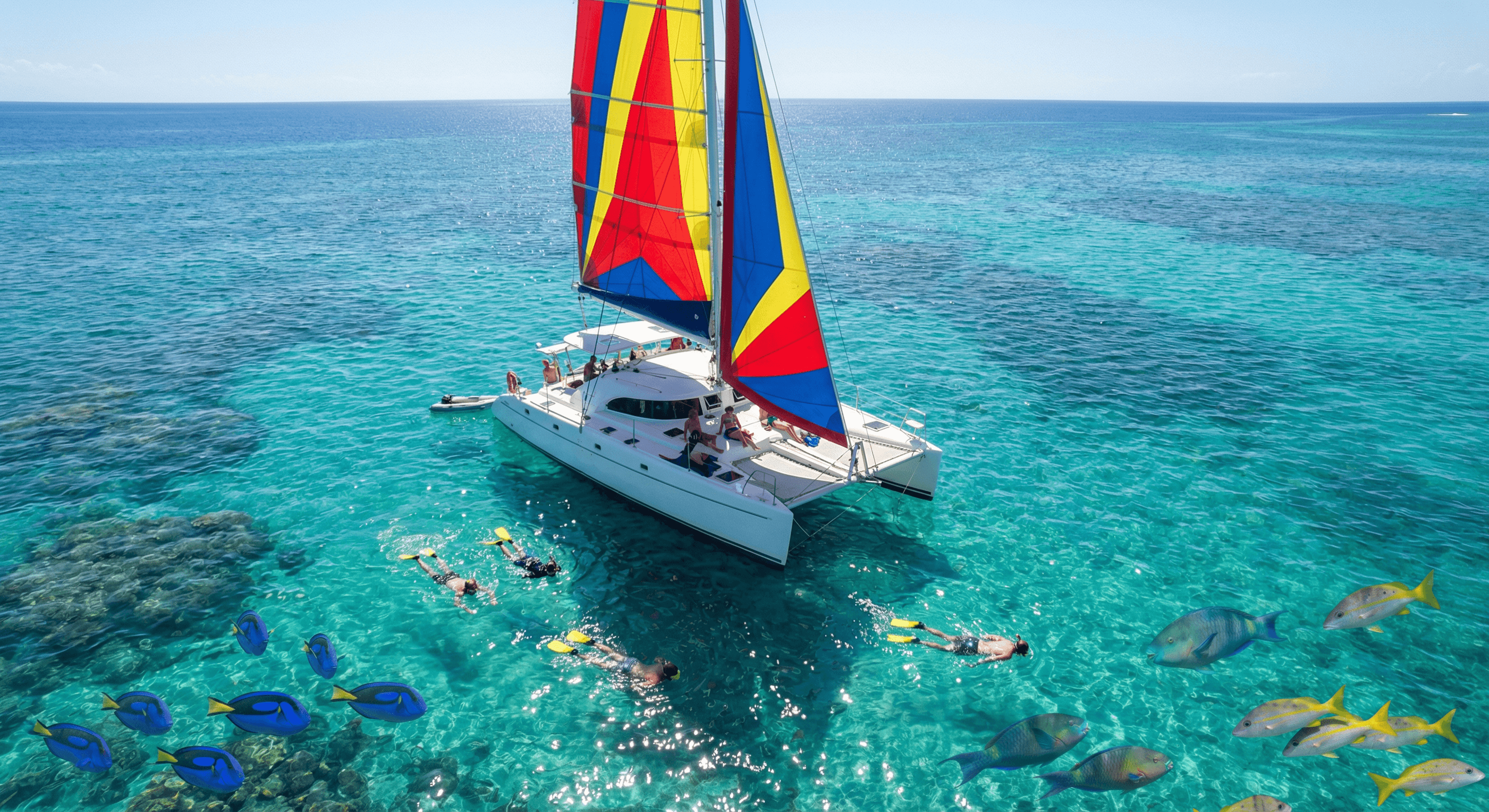 Catamarán y Snorkeling